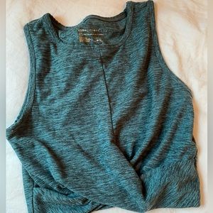 blue yogalicious top